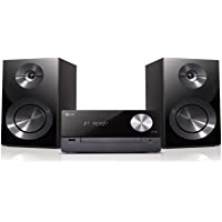 LG XBoom Micro Hi-Fi - Microcadena (Microcadena de música para uso doméstico- Negro- Monótono- 1 discos- 100 W- DAB-DAB…